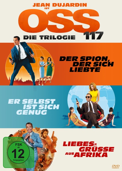 OSS 117 - Die Trilogie (3 DVDs) Cover OSS 117 - Die Trilogie (3 DVDs) Cover