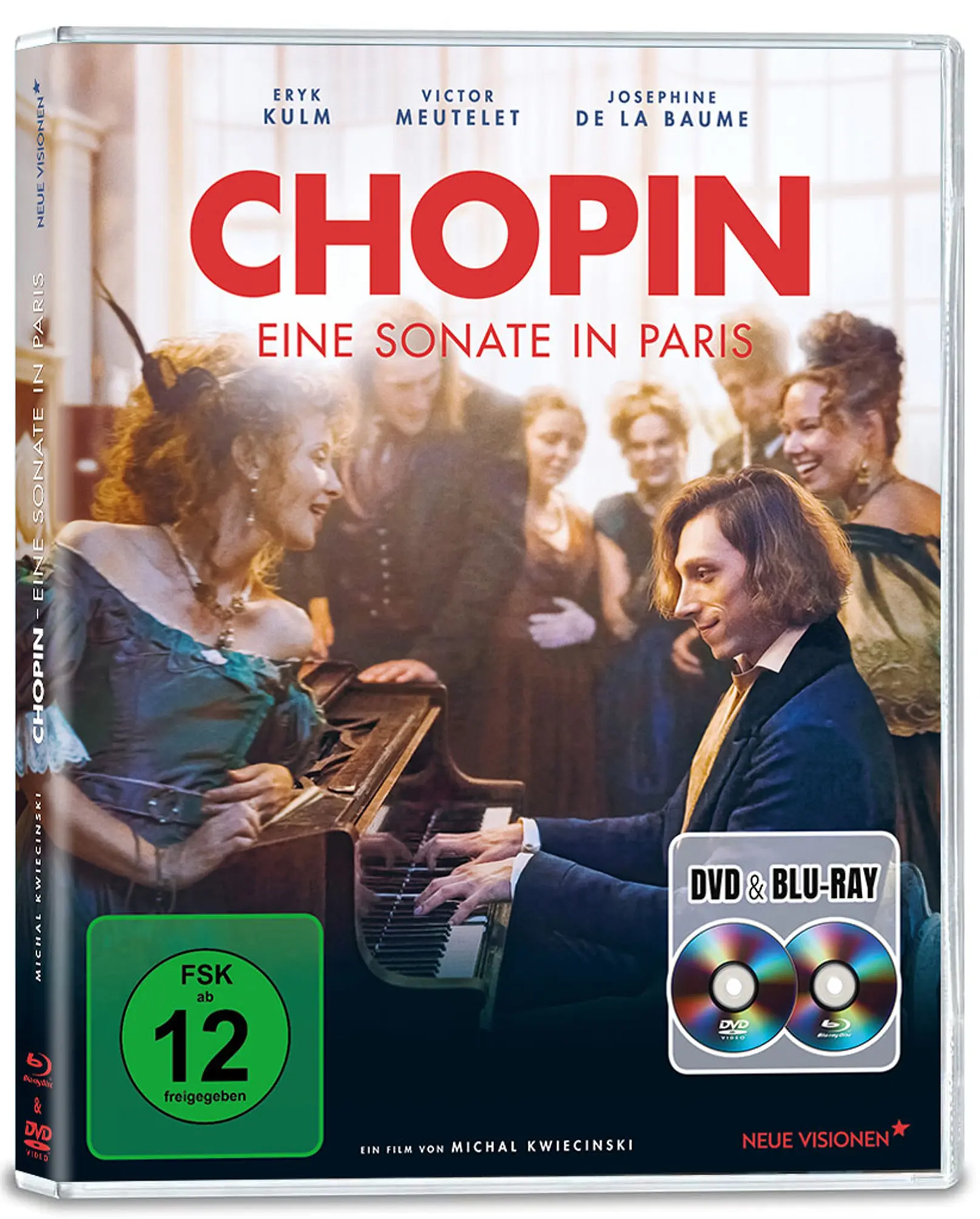 DVD und Blu-ray, Blu-ray-Hülle, Chopin-Film, Kostümdrama, Musiker-Biografie