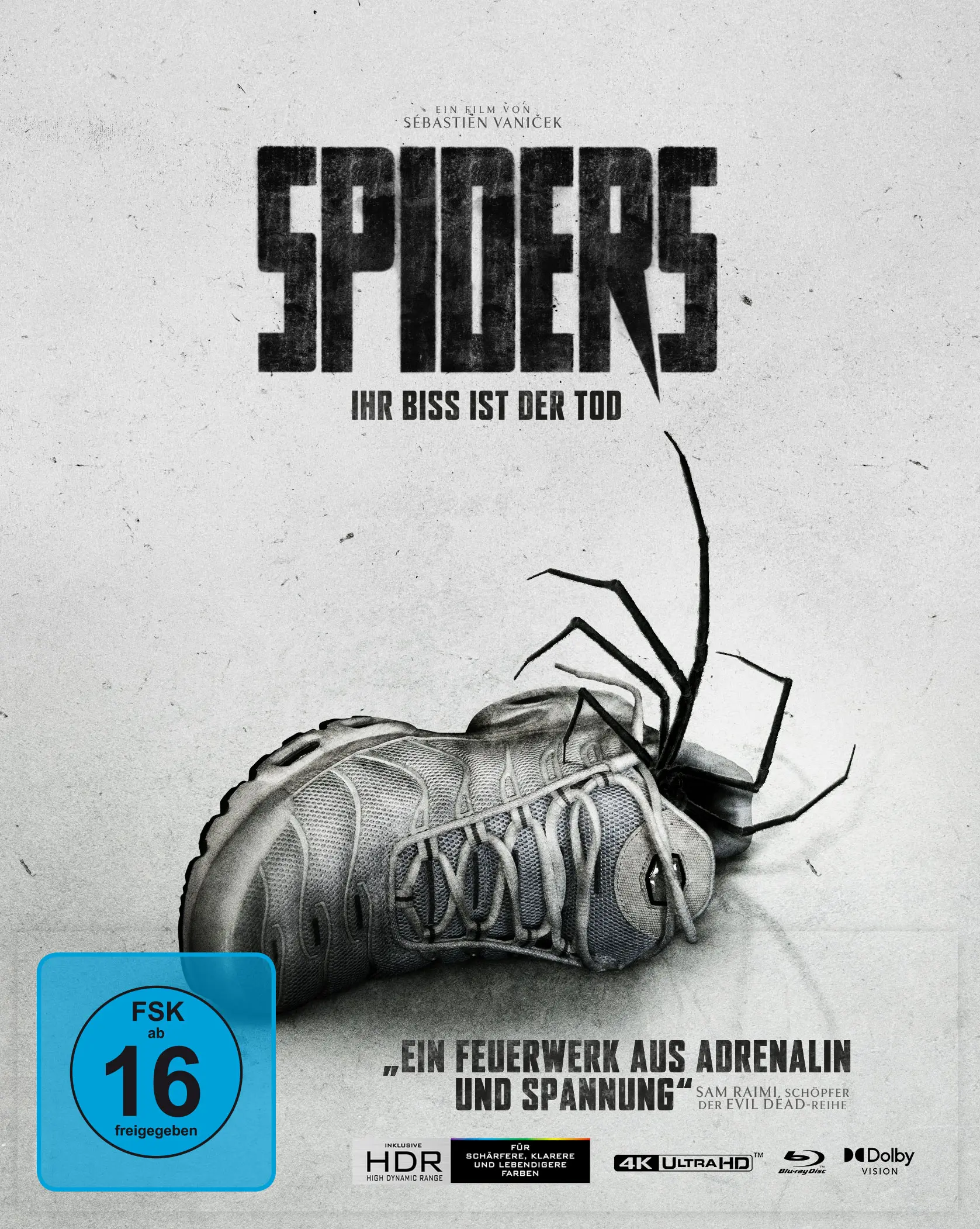 Spiders - Ihr Biss ist der Tod (Mediabook, 4K-UHD+2 Blu-rays) Cover Spiders - Ihr Biss ist der Tod (Mediabook, 4K-UHD+2 Blu-rays) Cover