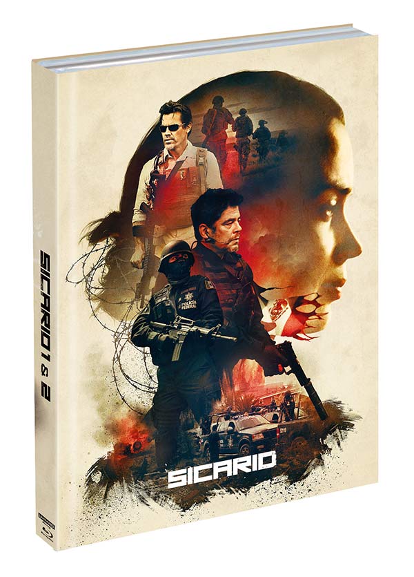 Sicario 1 & 2 - Limited Colletor´s Edition Cover A (2 4K UHDs + 2 Blu-rays) (exkl. Shop) Image 3