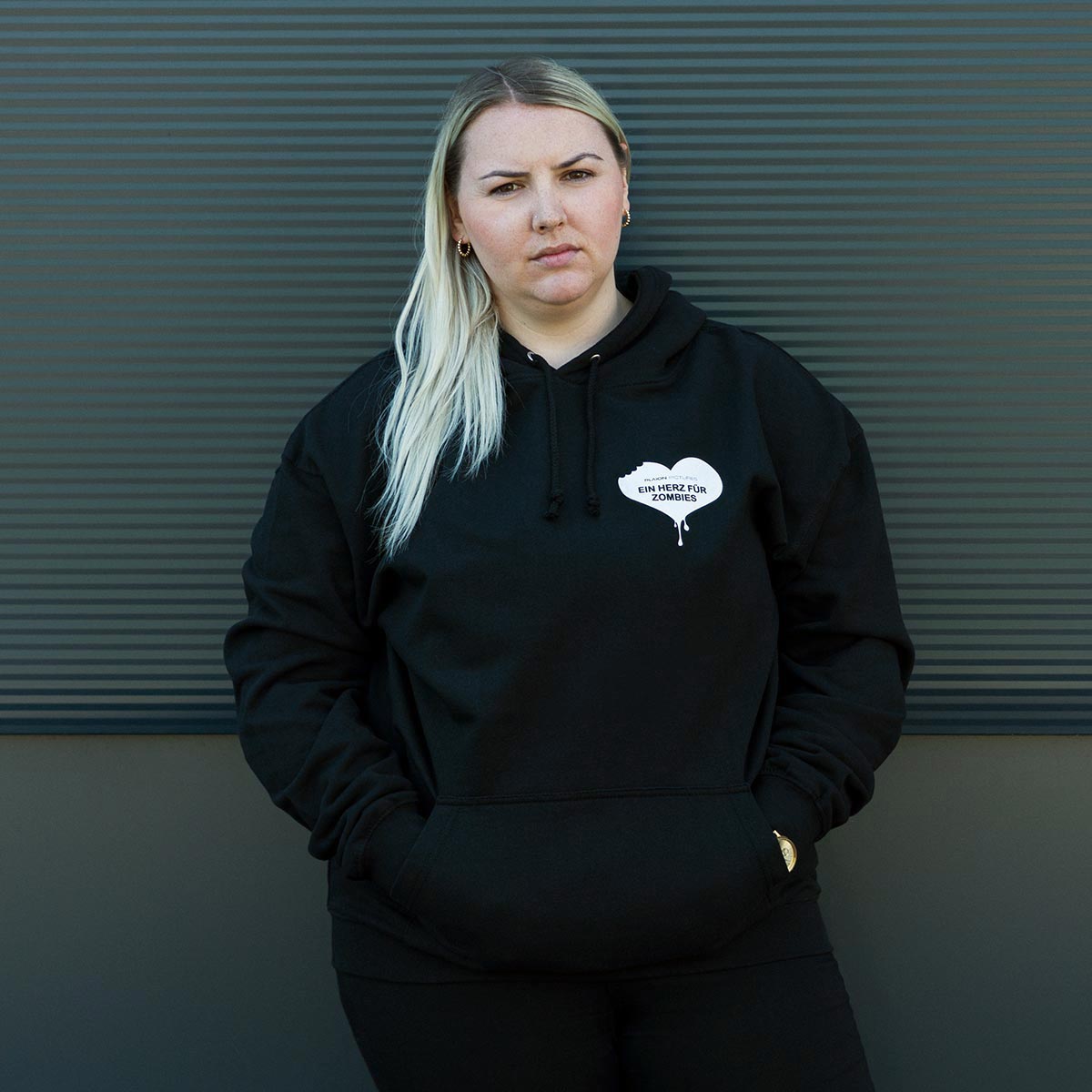 Herz für Zombies PP Hoodie Unisex Black Herz für Zombies PP Hoodie Unisex Black