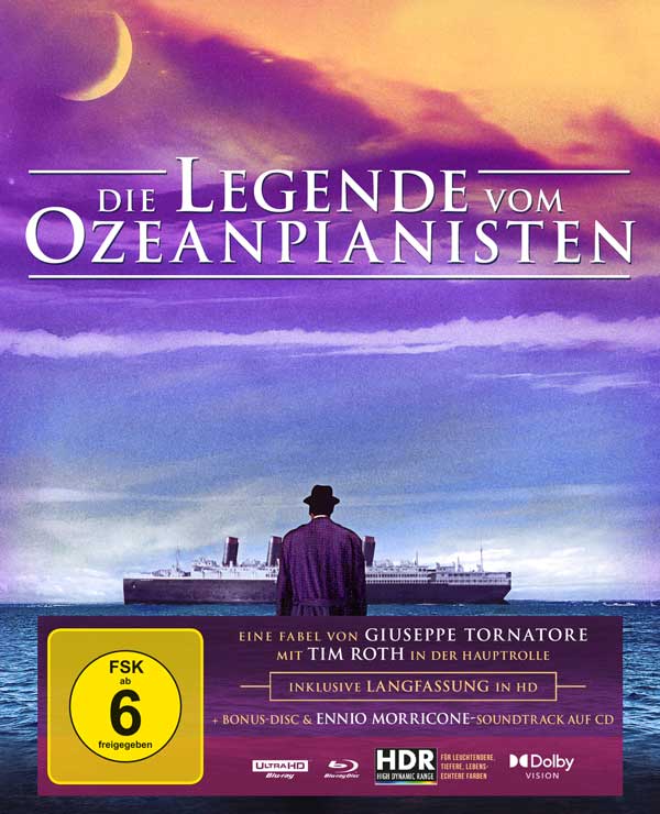 Die Legende vom Ozeanpianisten (Special Edition, 4K-UHD+3 Blu-rays+CD)