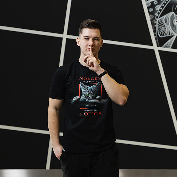 PP Men Tee BC Nobody Black PP Men Tee BC Nobody Black