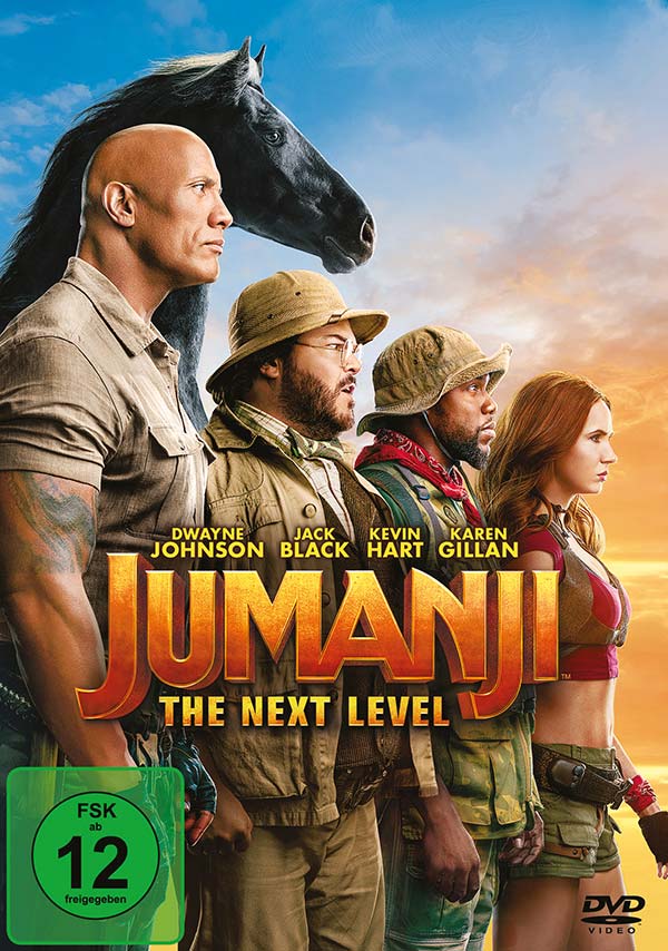 Jumanji: The Next Level (DVD) Cover