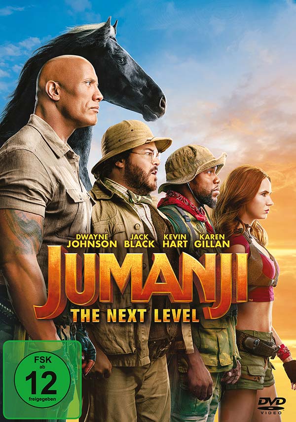Jumanji: The Next Level (DVD) Cover Jumanji: The Next Level (DVD) Cover