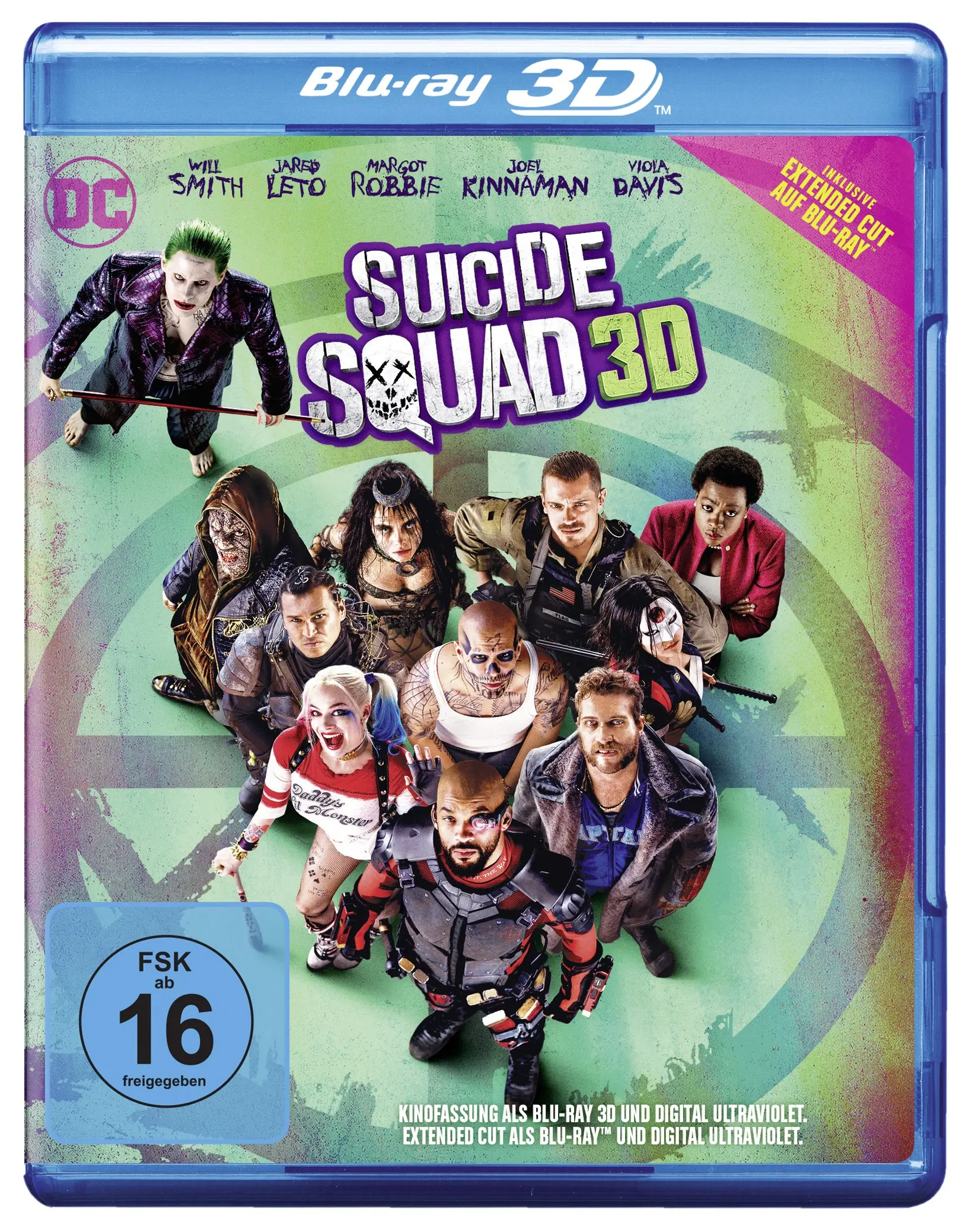 Suicide Squad (Kinofassung & Extended Cut) (3D Blu-ray)