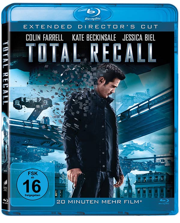 Total Recall (2012) (Director's Cut + Kinoversion, Blu-ray)