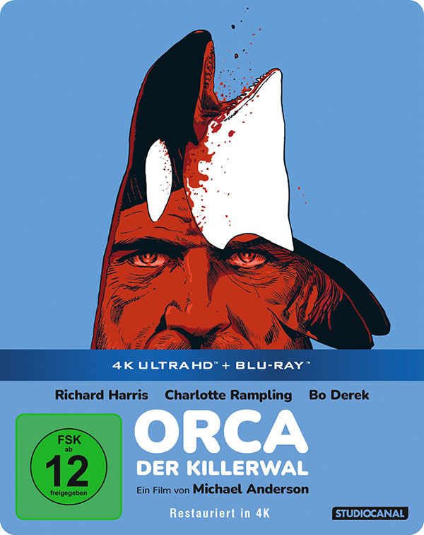 Orca, der Killerwal - Limited Steelbook Edition (4K Ultra HD + Blu-ray) Cover