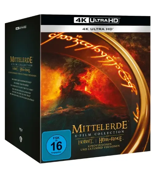 Mittelerde: 6-Film-Collection (4K UHD)
