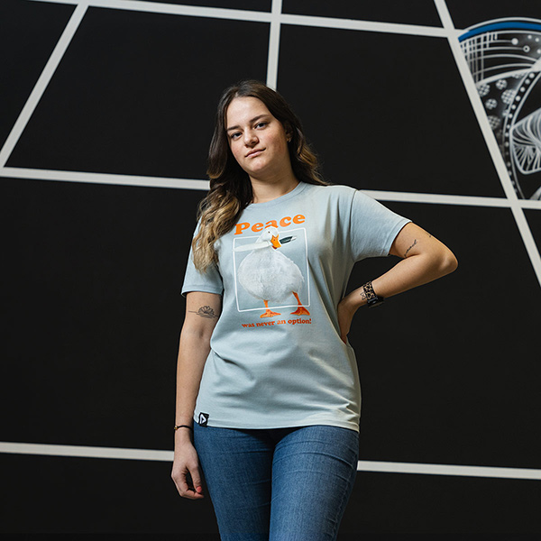 PP Tee BC Peace Iceblue PP Tee BC Peace Iceblue