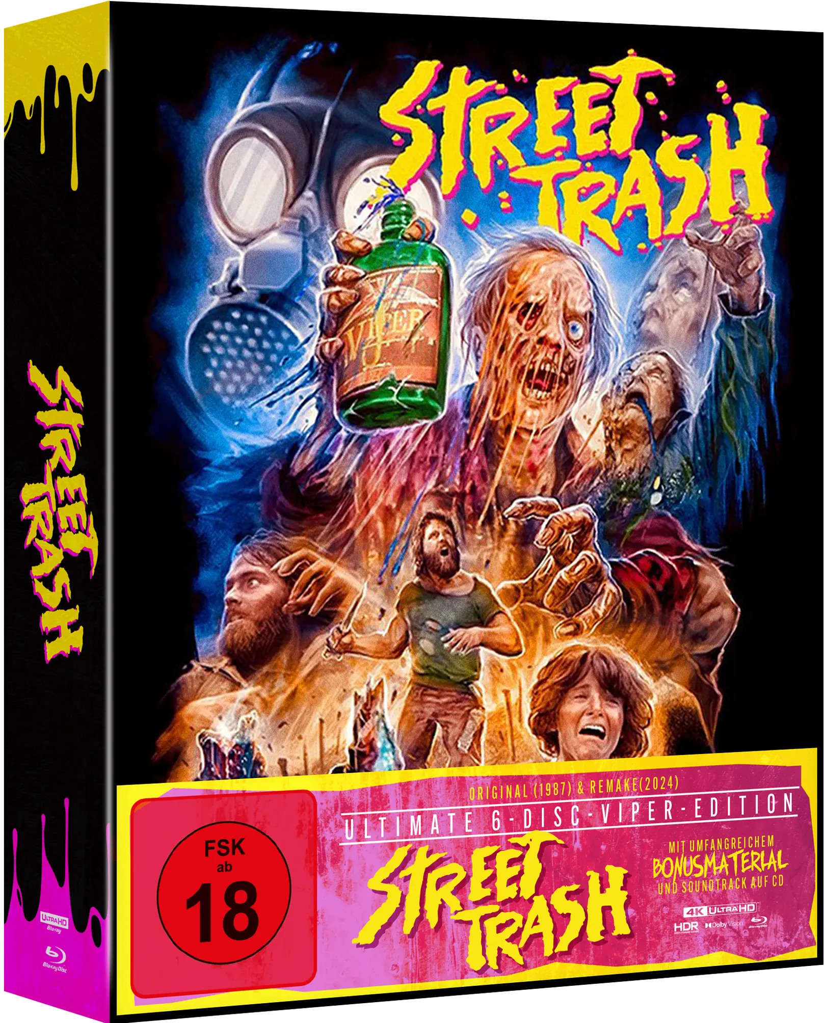 Street Trash (Collector's Edition, 2 4K-UHDs, 3 Blu-rays) (Shop exkl)