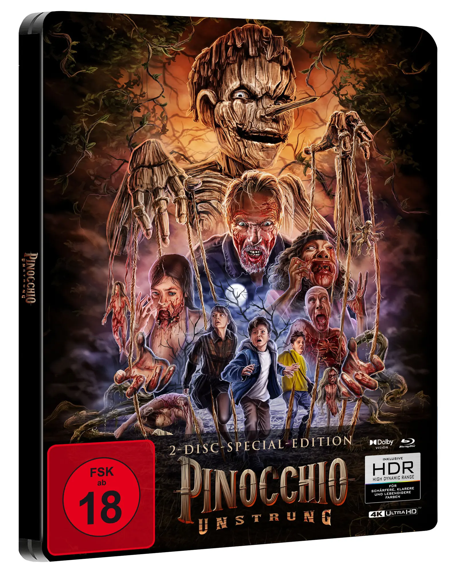 Pinocchio Unstrung (Steelcase, 4K-UHD+Blu-ray)
