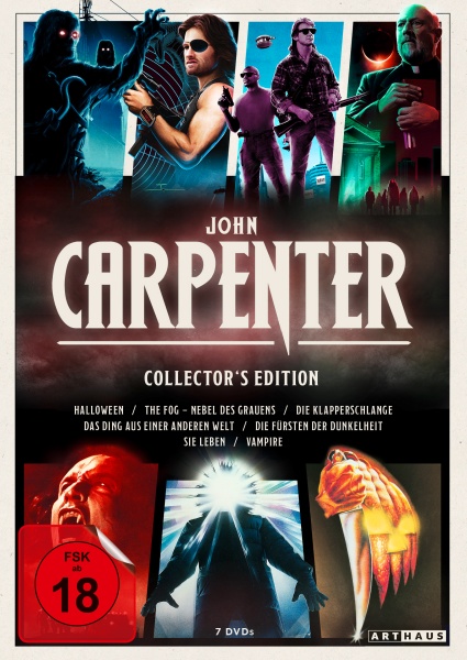John Carpenter Collector's Edition (7 DVDs) Cover John Carpenter Collector's Edition (7 DVDs) Cover