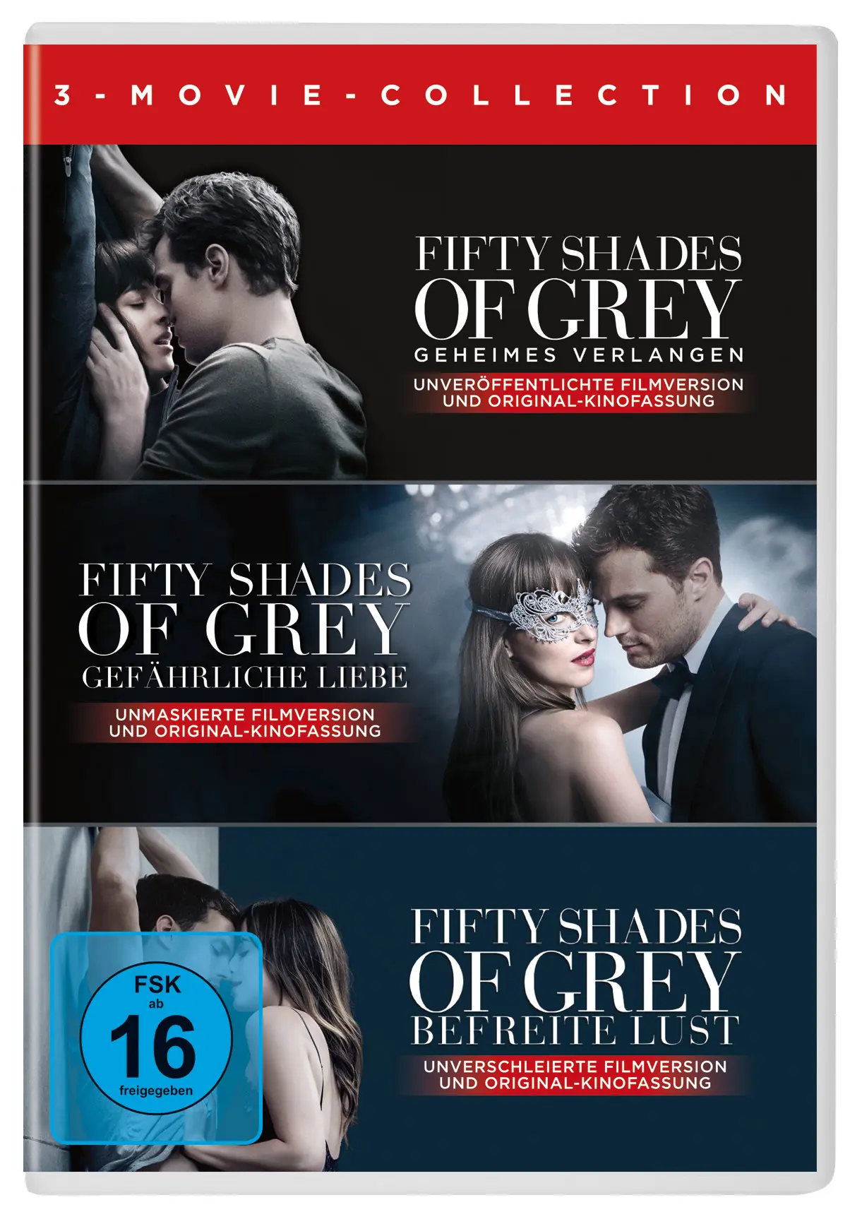 Fifty Shades of Grey -  3 Movie - Collection (DVD)