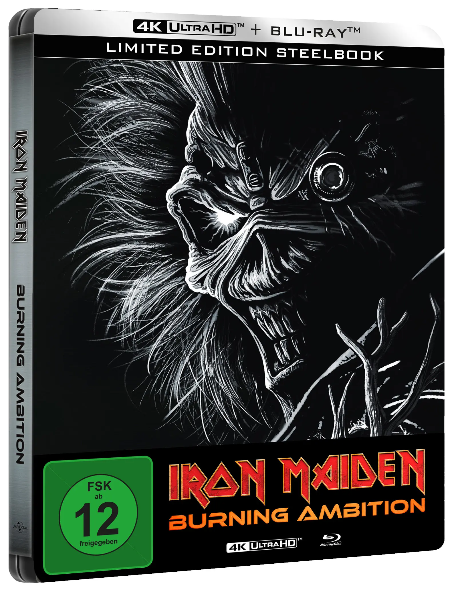Iron Maiden: Burning Ambition (Steelbook, 4K-UHD+Blu-ray)