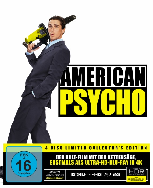 American Psycho (UHD+Blu-ray+DVD) Cover