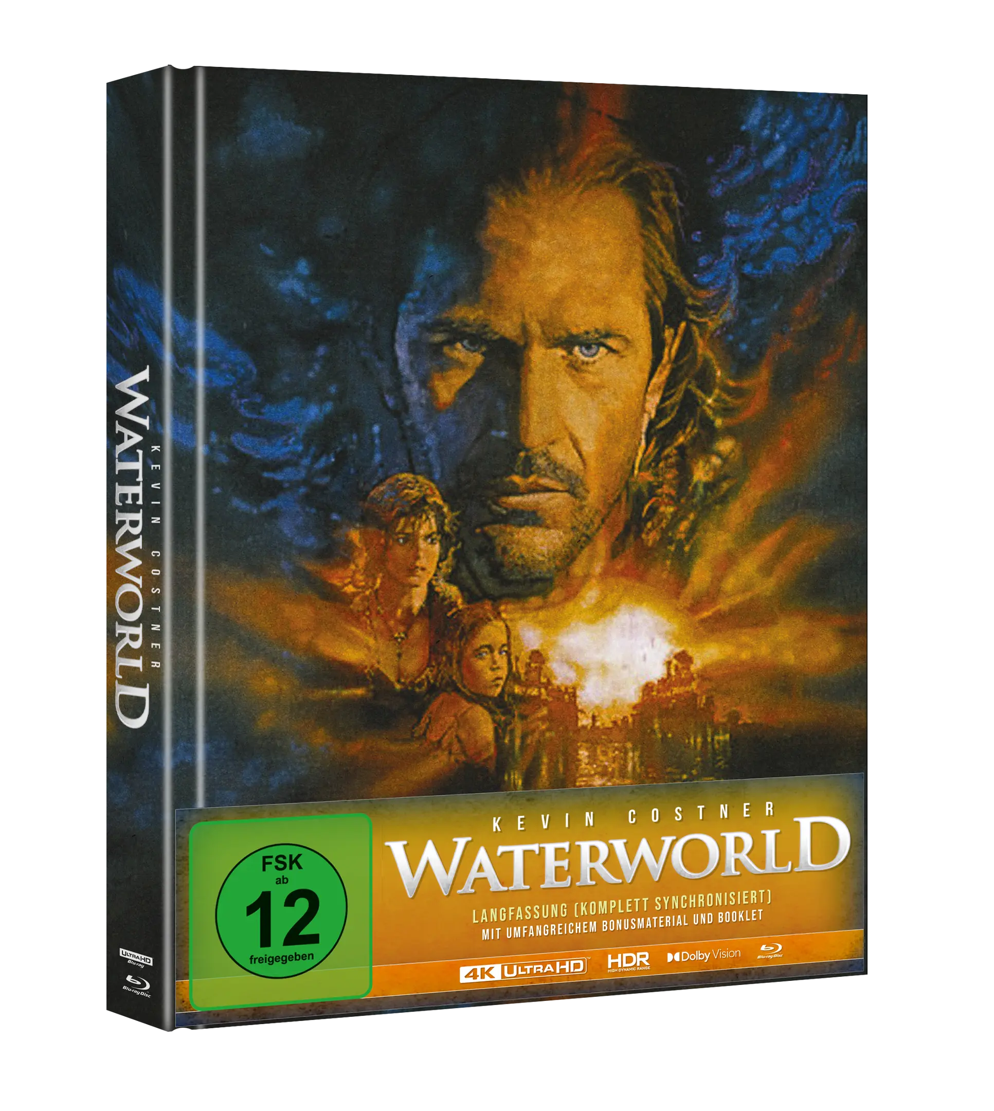 Waterworld - Die Langfassung (Mediabook, 4K-UHD+2 Blu-rays) (exkl. Shop) Waterworld - Die Langfassung (Mediabook, 4K-UHD+2 Blu-rays) (exkl. Shop)