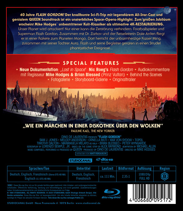 Flash Gordon (Blu-ray) Flash Gordon (Blu-ray)