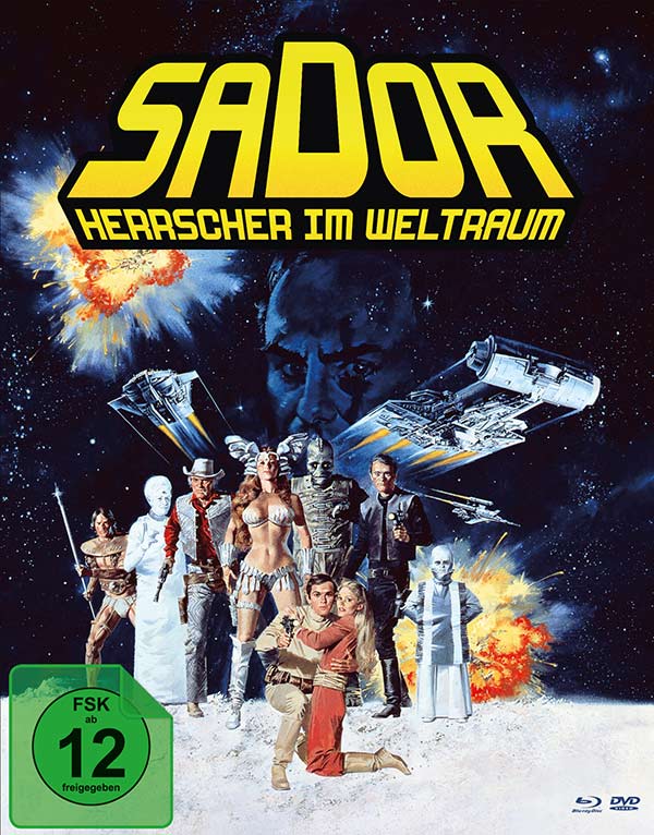 Sador - Herrscher im Weltraum (Mediabook, Blu-ray+DVD) Cover Sador - Herrscher im Weltraum (Mediabook, Blu-ray+DVD) Cover