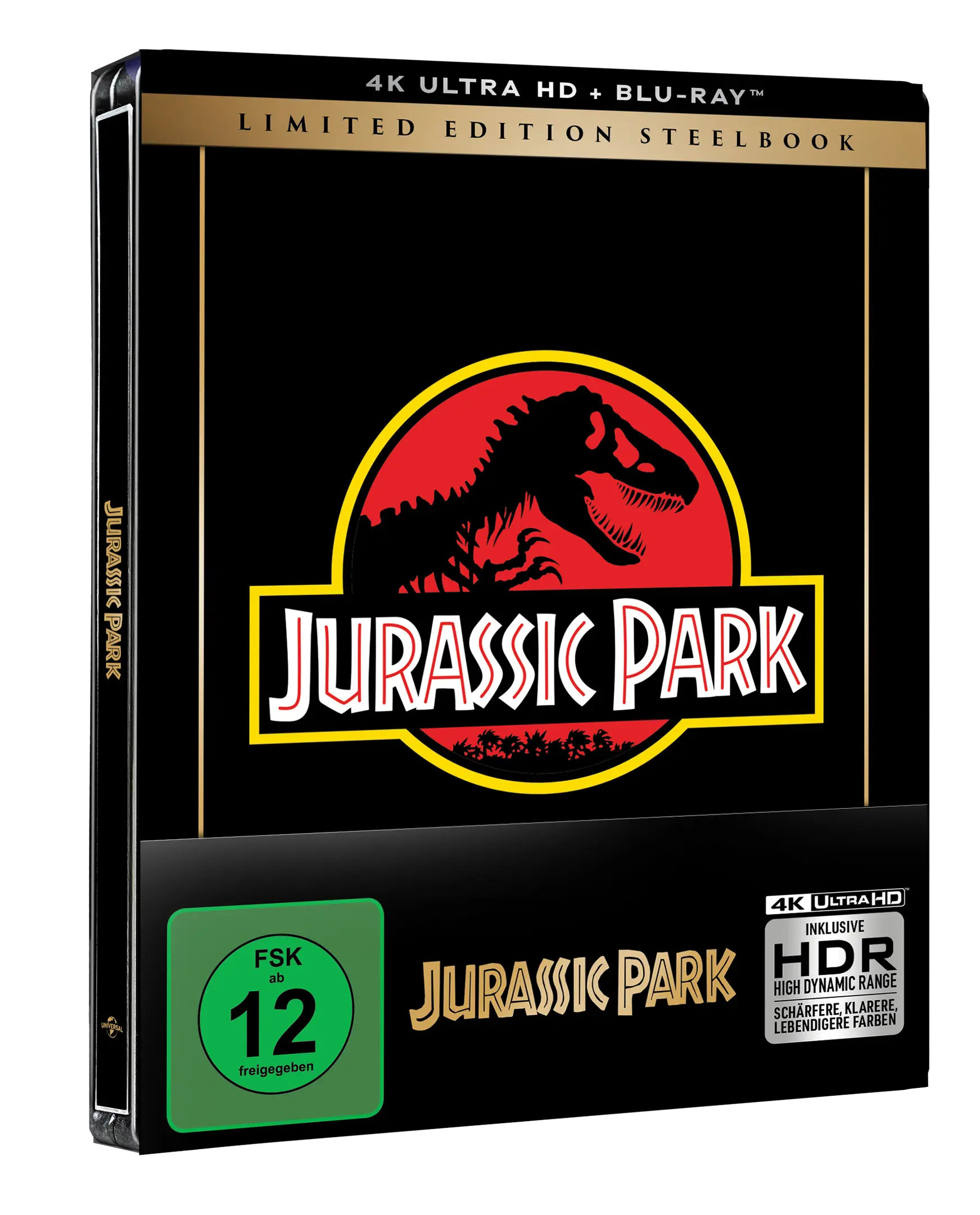 Jurassic Park (Steelbook, 4K-UHD+Blu-ray)