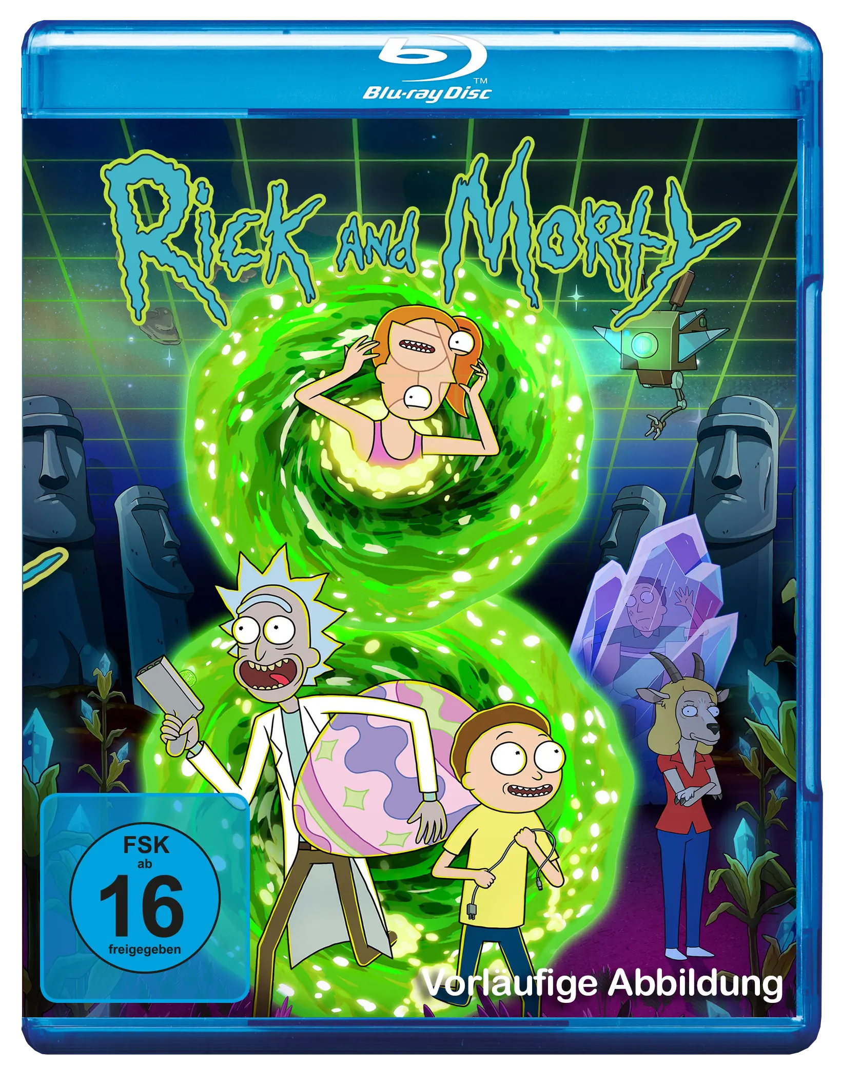 Rick and Morty: Die komplette 8. Staffel (Blu-ray) Cover