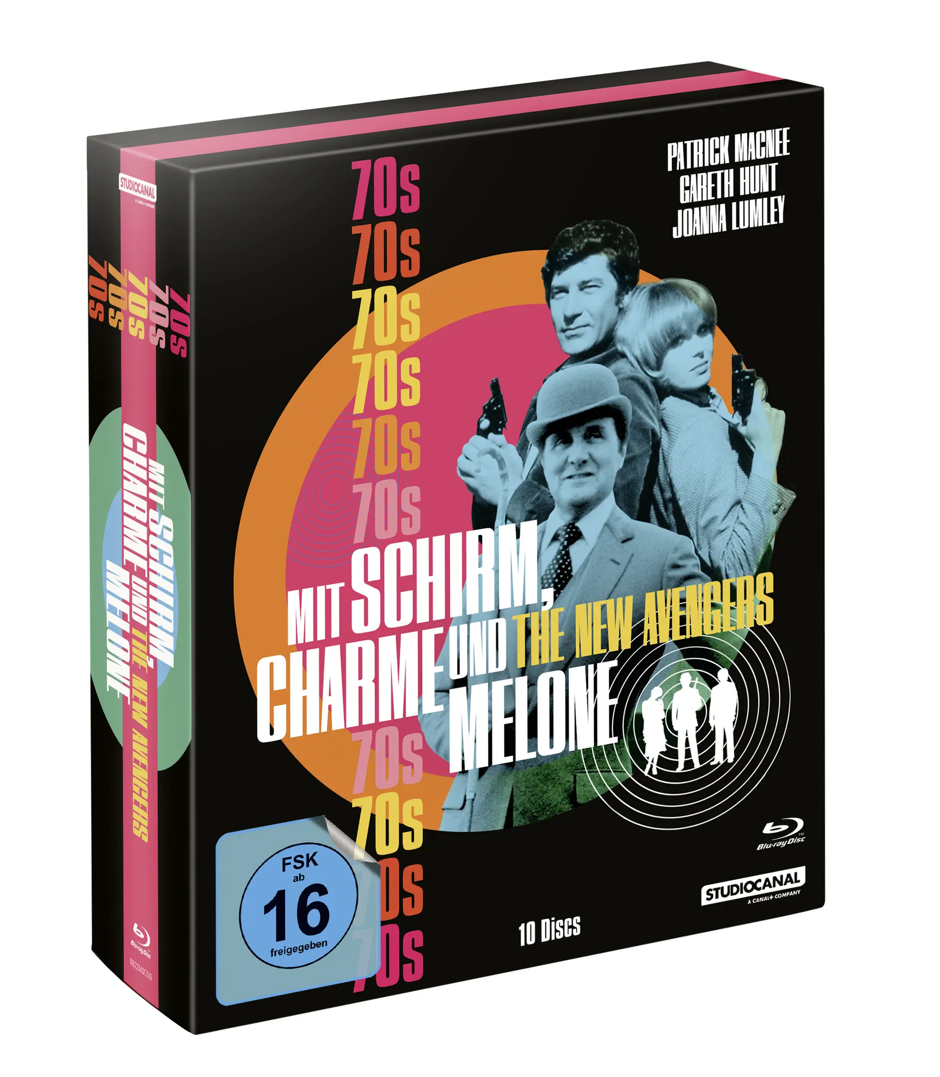 Mit Schirm, Charme und Melone - Die 70er (10 Blu-rays)