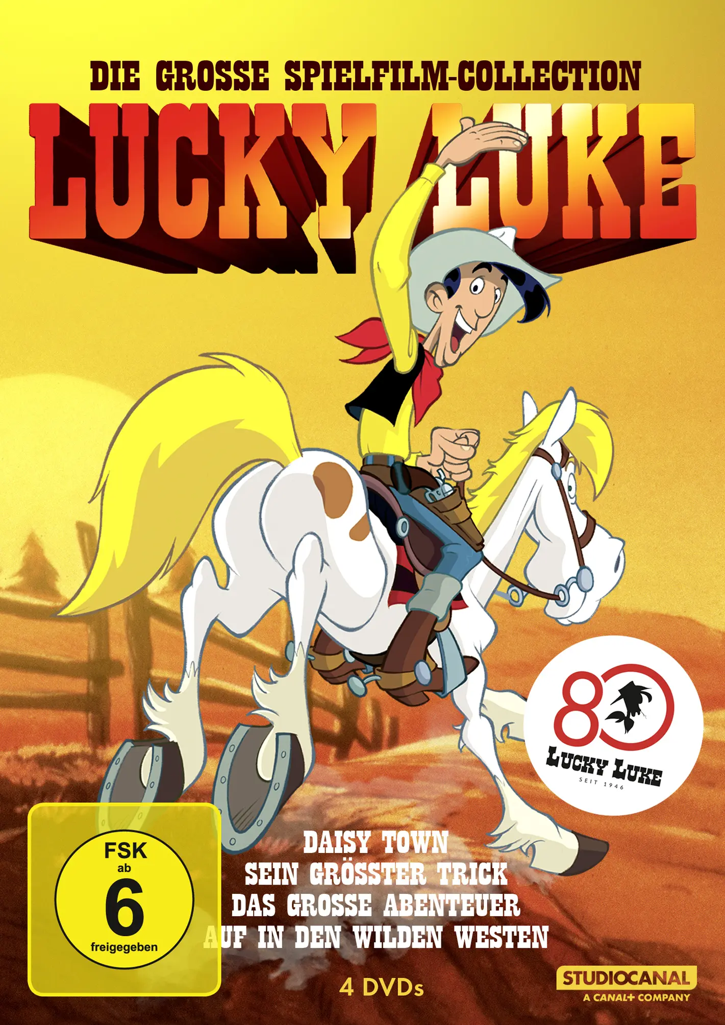Lucky Luke: Die große Spielfilm-Collection (4 DVDs)