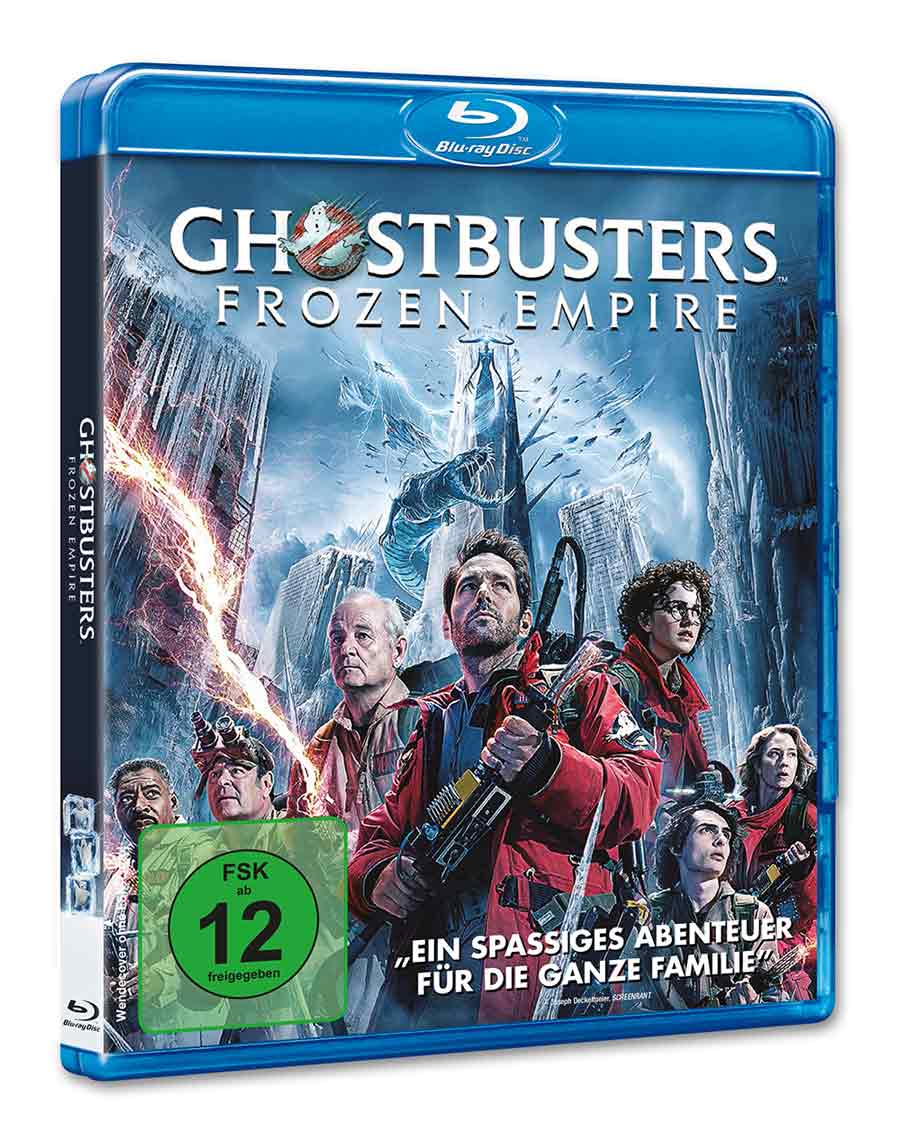 Ghostbusters: Frozen Empire (Blu-ray) Buch, Veröffentlichung, Erwachsene, Mann, Person