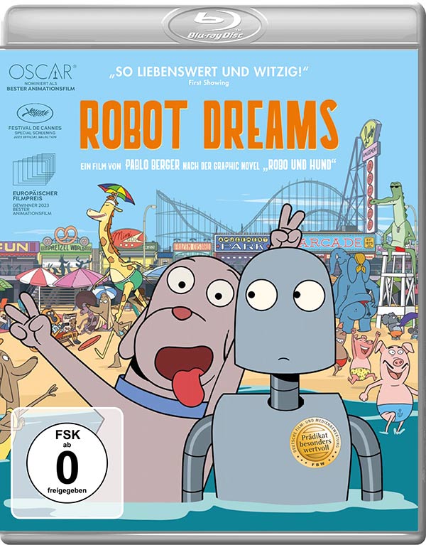 Robot Dreams (Blu-ray) Cover Robot Dreams (Blu-ray) Cover