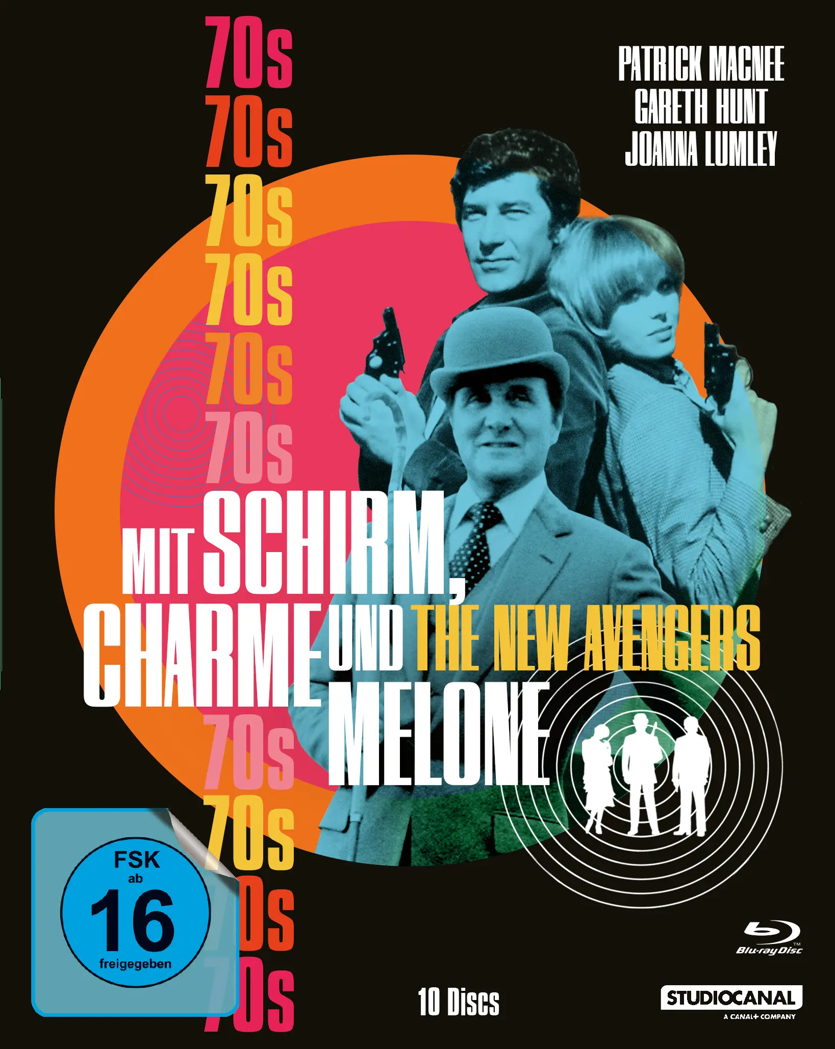 Mit Schirm, Charme und Melone - Die 70er (10 Blu-rays) Cover