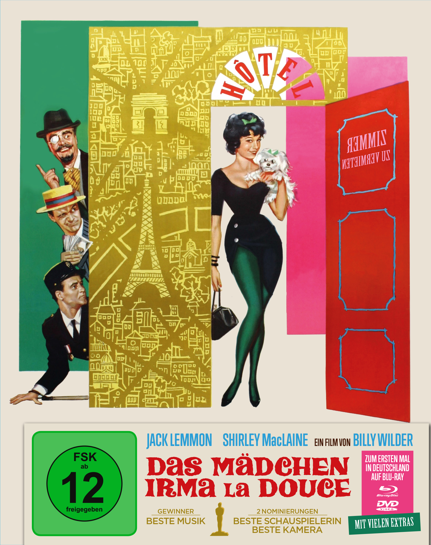 Das Mädchen Irma La Douce (Mediabook, Blu-ray+DVD) Cover Das Mädchen Irma La Douce (Mediabook, Blu-ray+DVD) Cover