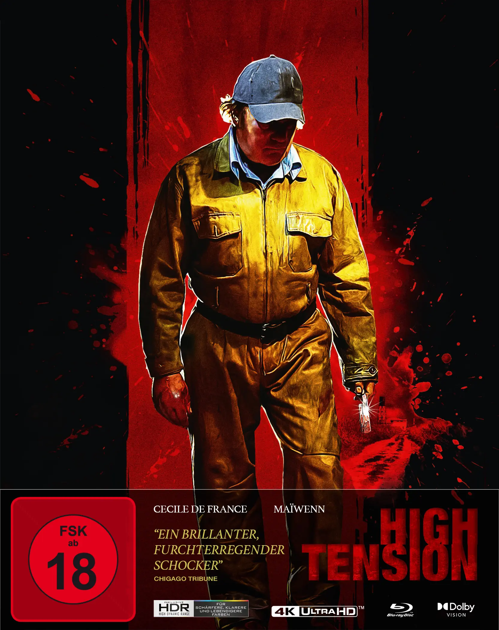 High Tension (Limitiertes Steelbook, 4K-UHD+2 Blu-rays)
