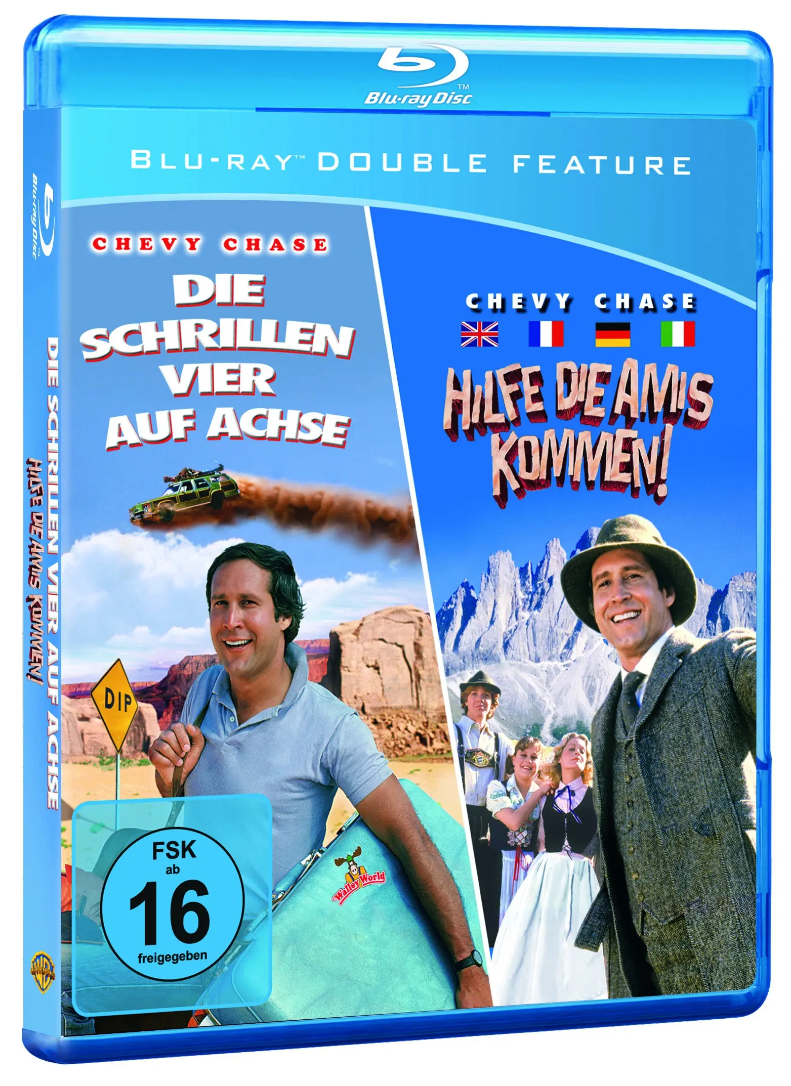 Die schrillen Vier auf Achse & Hilfe, die Amis kommen (Blu-ray) Cover
