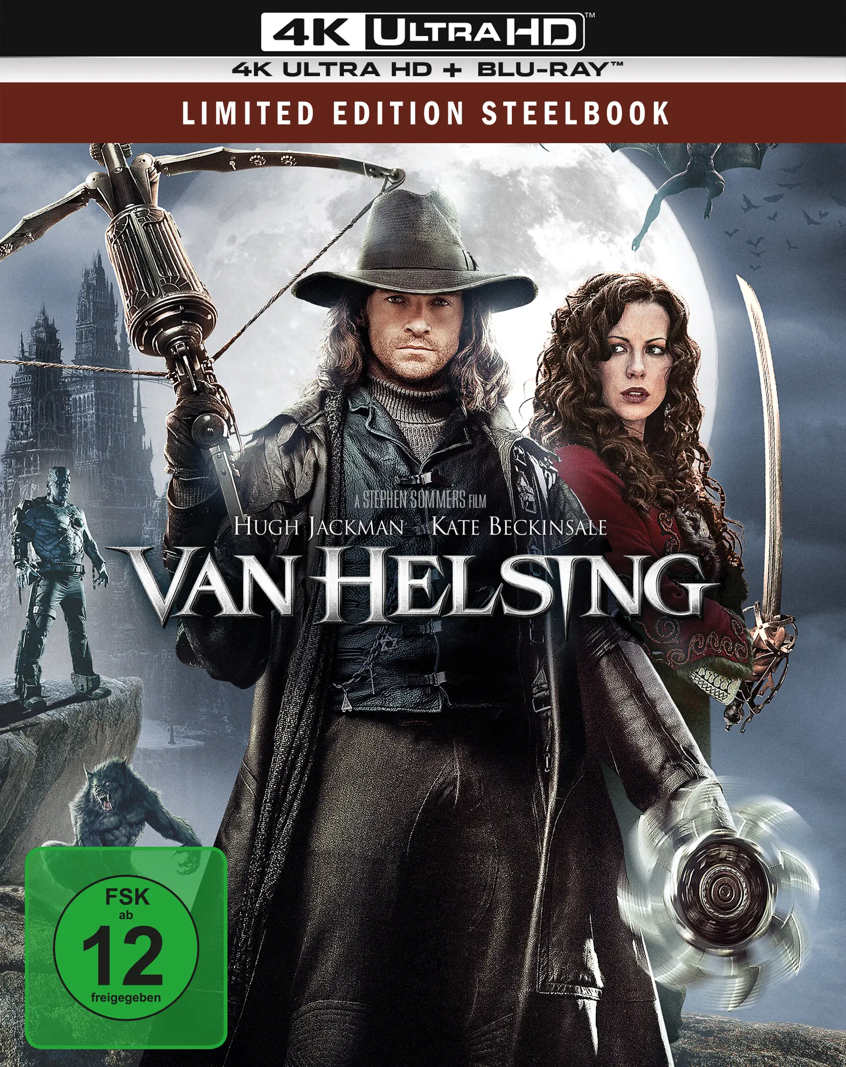 Van Helsing (Steelbook, 4K-UHD+Blu-ray) Cover