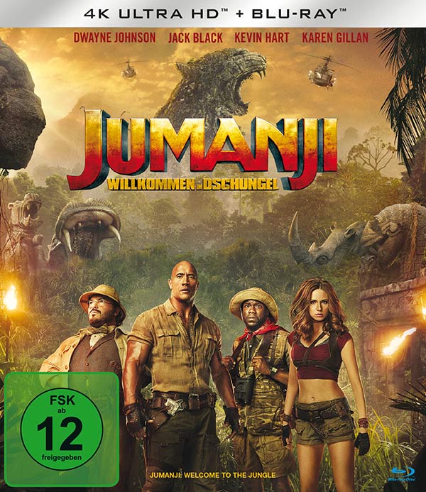 Jumanji: Willkommen im Dschungel (4K-UHD+Blu-ray) Jumanji: Willkommen im Dschungel (4K-UHD+Blu-ray)