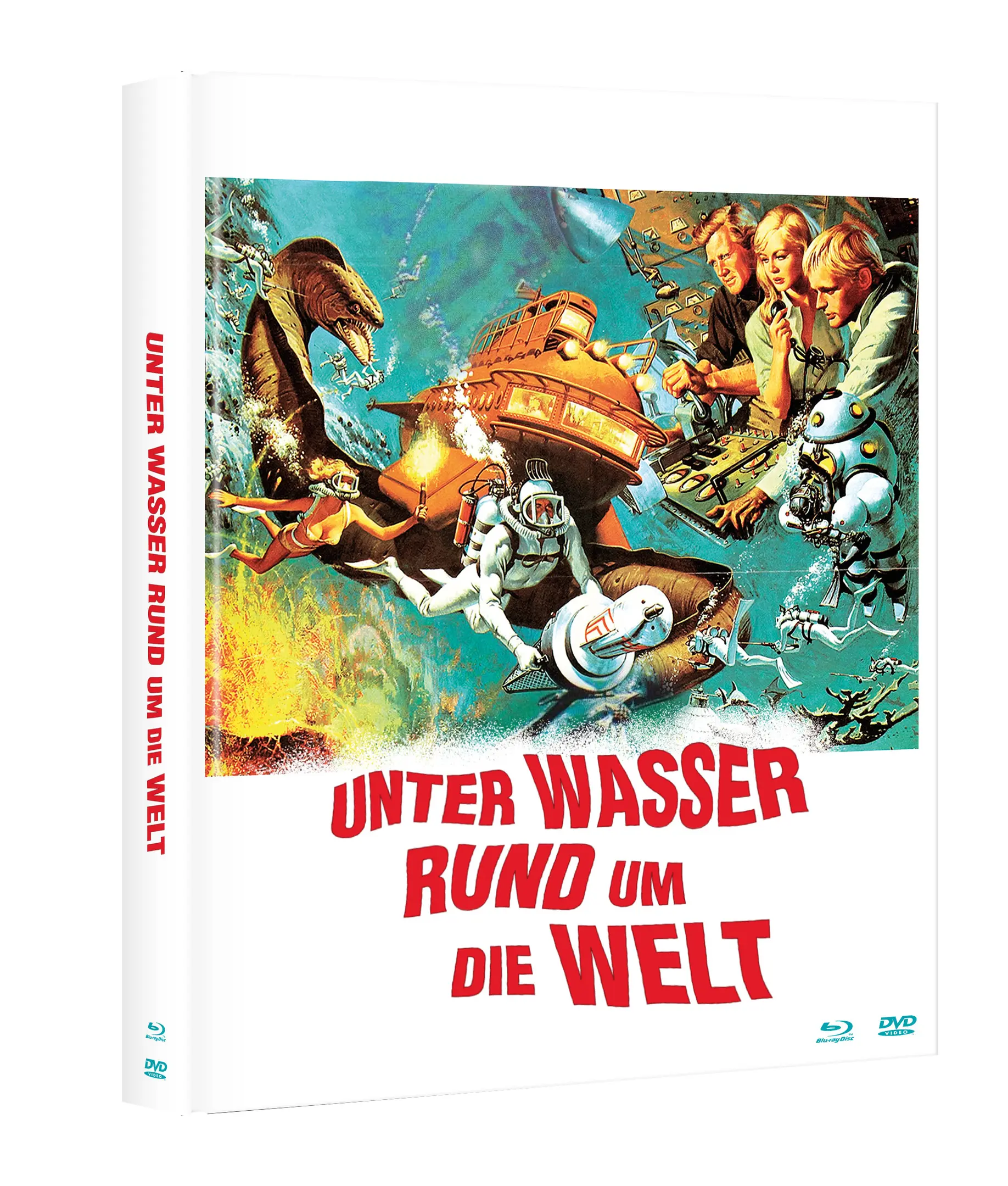 Unter Wasser rund um die Welt (Mediabook, Blu-ray+DVD) Unter Wasser rund um die Welt (Mediabook, Blu-ray+DVD)