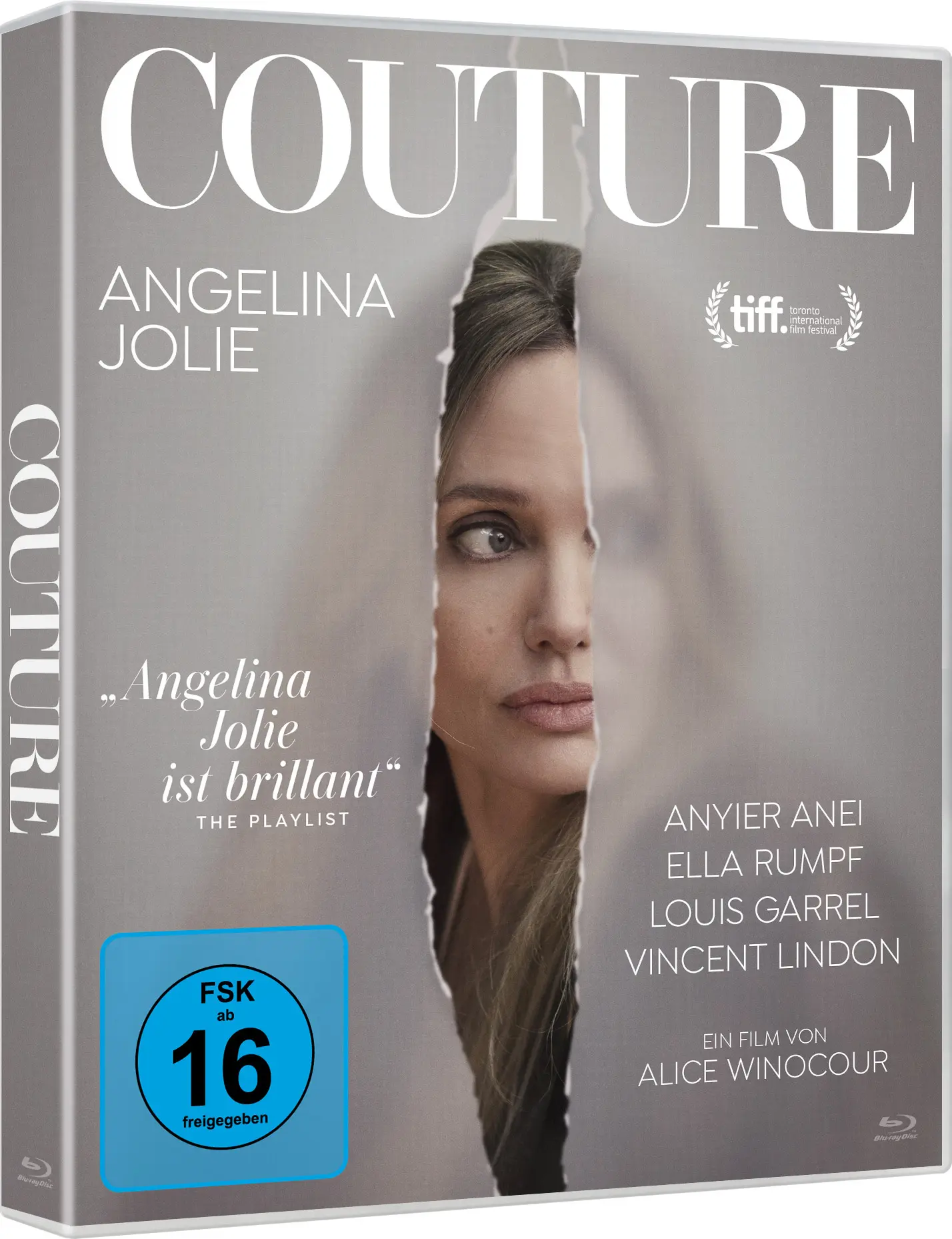 bluray, film, cover, angelina jolie, grau