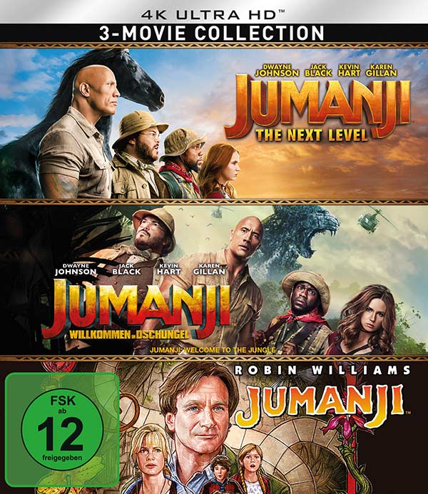 Jumanji 1-3 (3 4K-UHDs) Cover