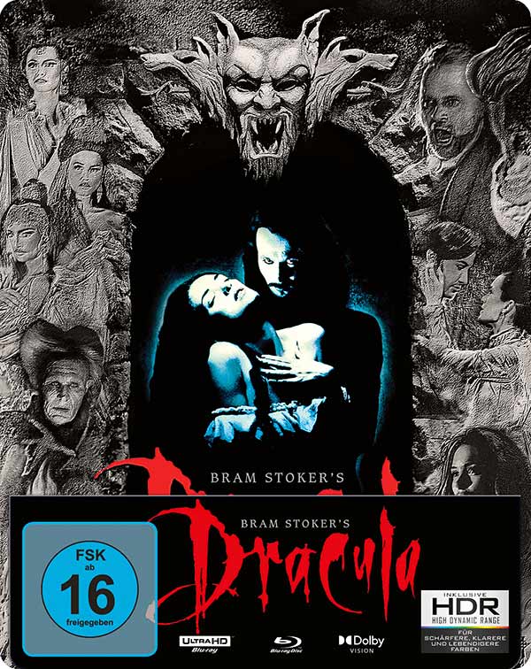 Bram Stoker's Dracula (Remastered) (Steelbook, 4K-UHD+Blu-ray) Cover Bram Stoker's Dracula (Remastered) (Steelbook, 4K-UHD+Blu-ray) Cover