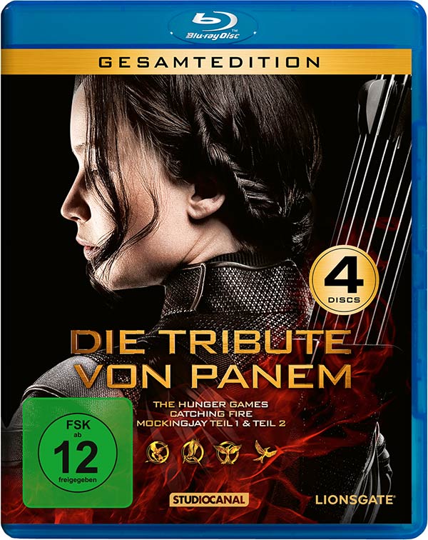 Die Tribute von Panem Gesamtedition (4 Blu-rays) Cover Die Tribute von Panem Gesamtedition (4 Blu-rays) Cover