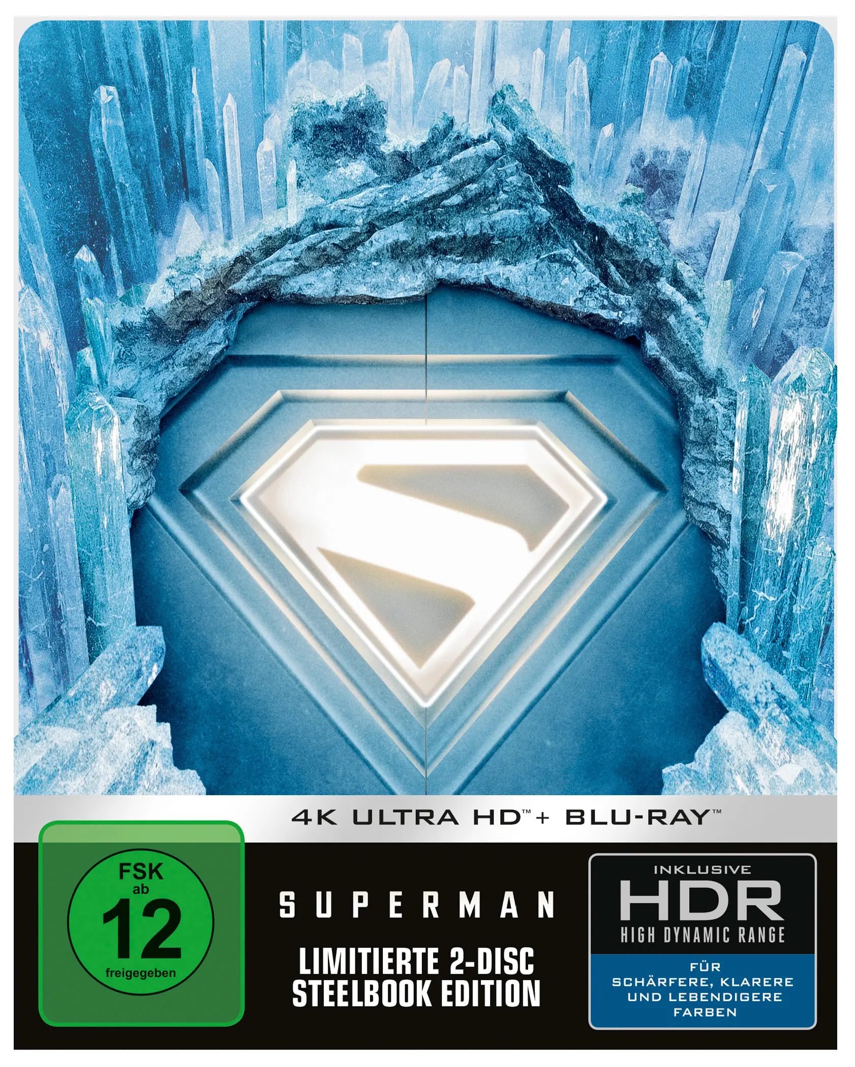 Superman (Limitiertes Steelbook C, 4K-UHD+Blu-ray) (excl. Shop) Cover Superman (Limitiertes Steelbook C, 4K-UHD+Blu-ray) (excl. Shop) Cover