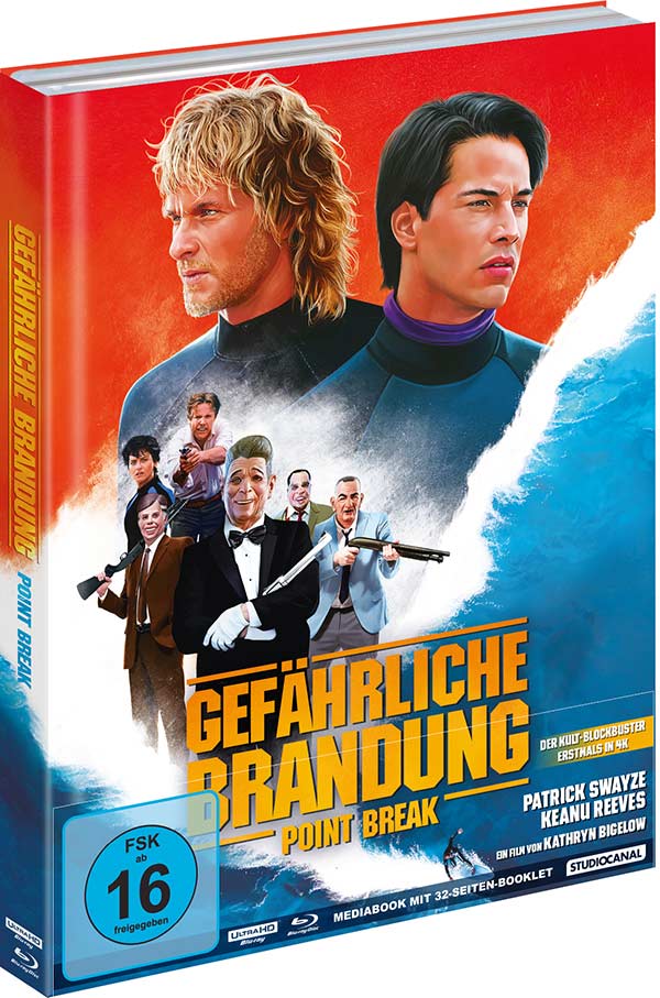 Gefährliche Brandung - Point Break - Limited Mediabook Edition Cover A (4K-UHD+Blu-ray) Gefährliche Brandung - Point Break - Limited Mediabook Edition Cover A (4K-UHD+Blu-ray)