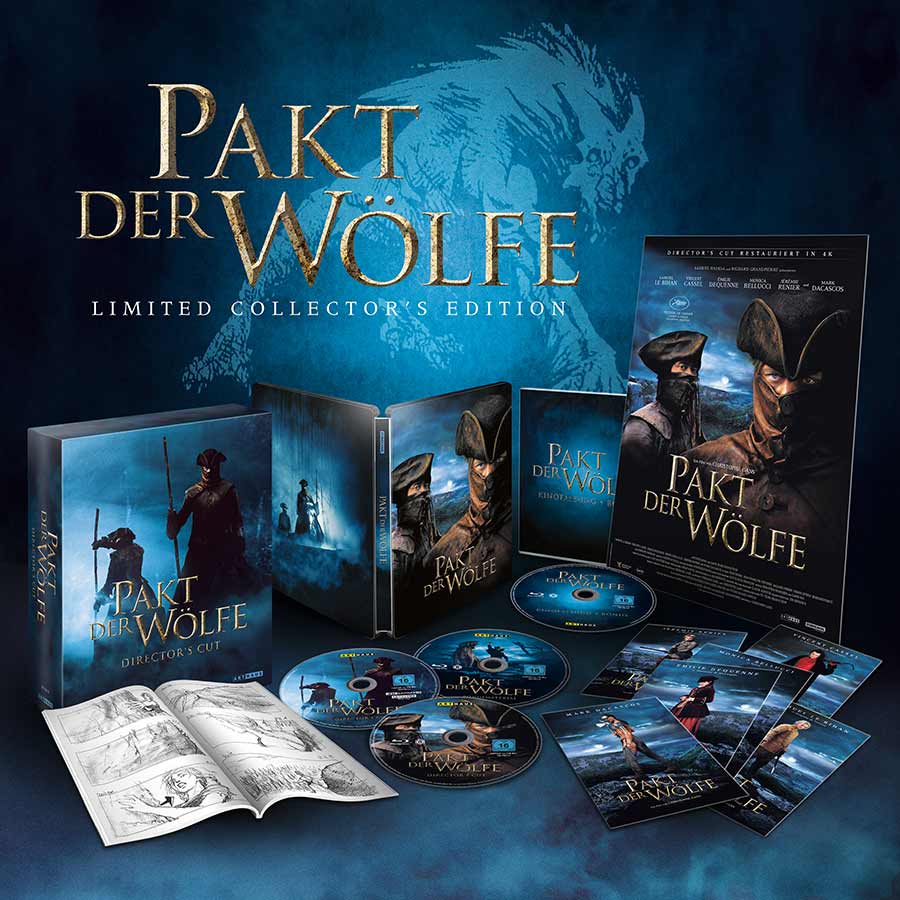 Pakt der Wölfe - Collector´s Edition (4K Ultra HD + Blu-ray) (exkl. Shop) Buch, Veröffentlichung, Person