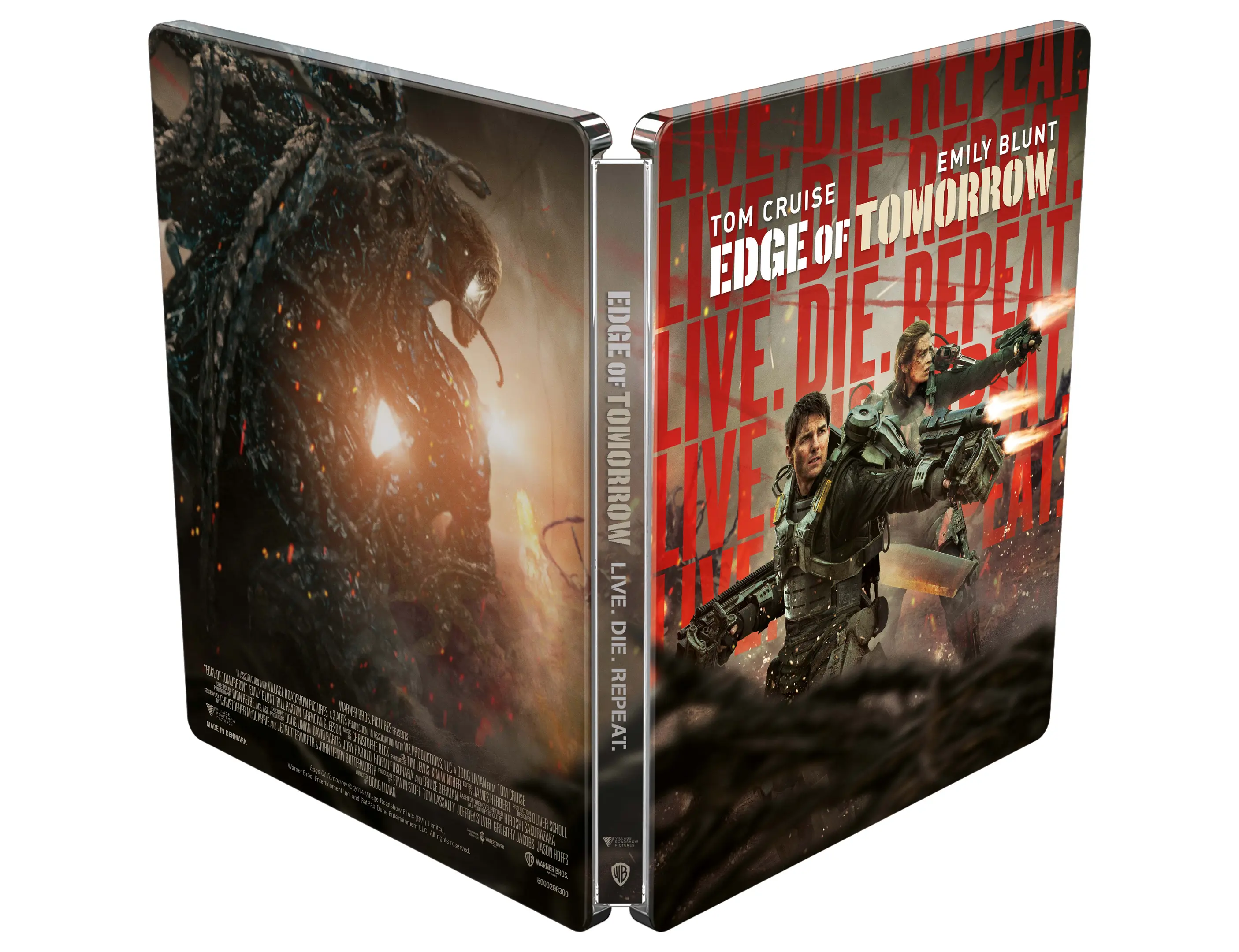 Live Die Repeat: Edge of Tomorrow (Steelbook, 4K-UHD+Blu-ray) (Reprint)