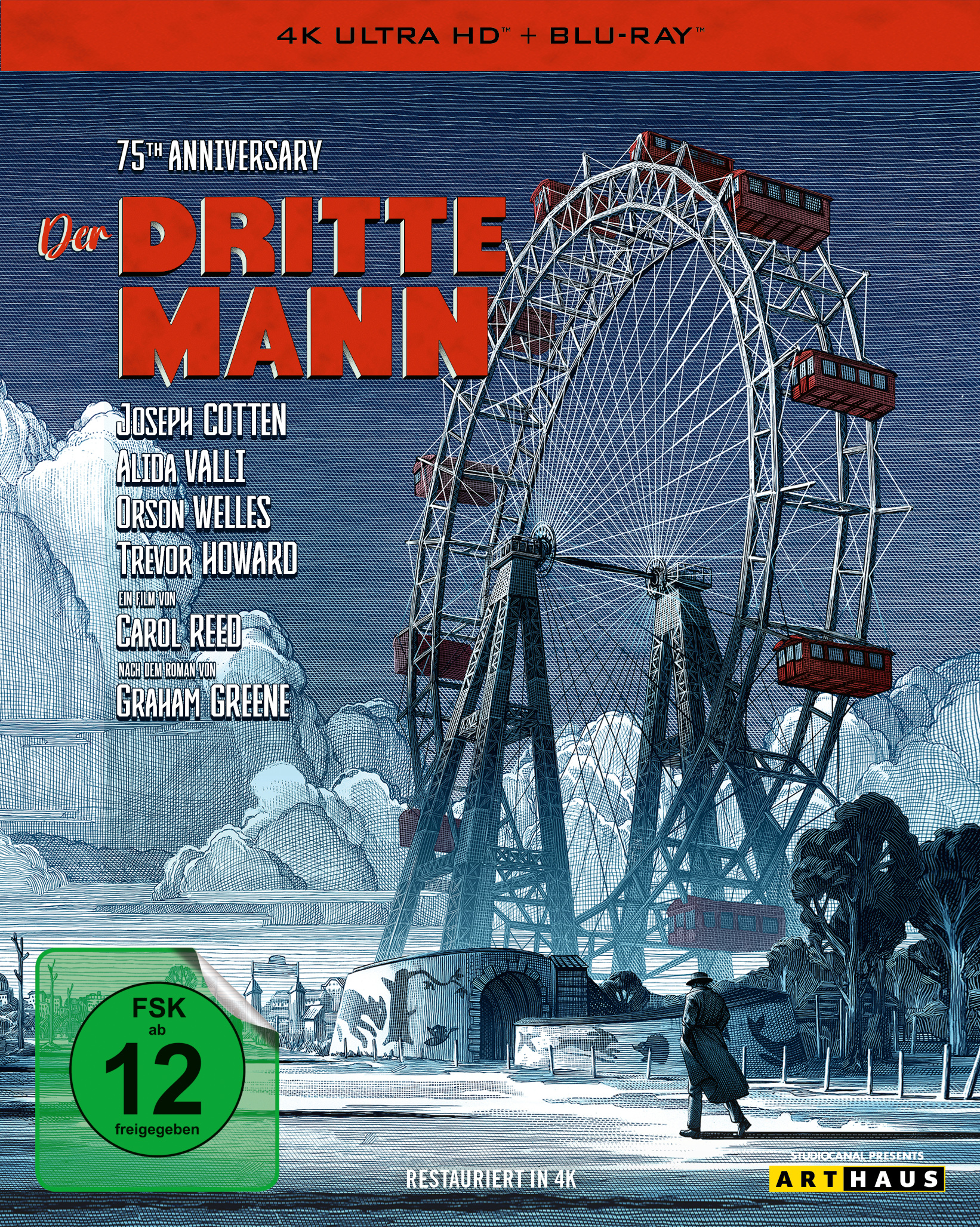 Der dritte Mann - 75th Anniversary Edition (4K-UHD+Blu-ray) Der dritte Mann - 75th Anniversary Edition (4K-UHD+Blu-ray)