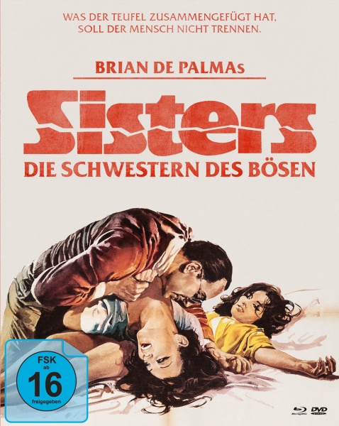 Sisters-D.Schwestern d.Bösen (Mediabook, Blu-ray + DVD) Cover