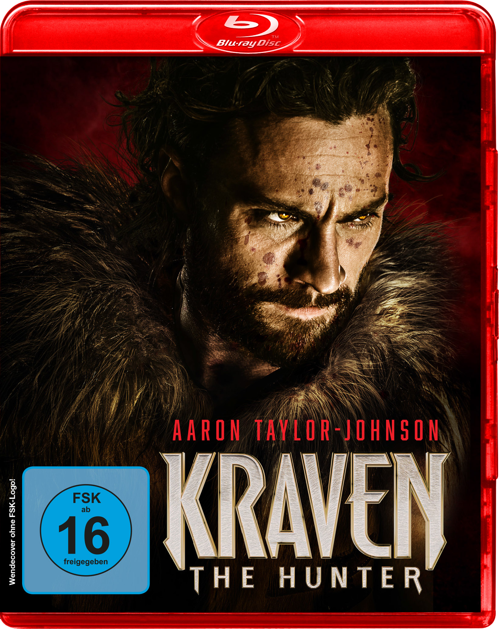 Kraven the Hunter (Blu-ray) Cover Buch, Veröffentlichung, Erwachsene, Mann, Person