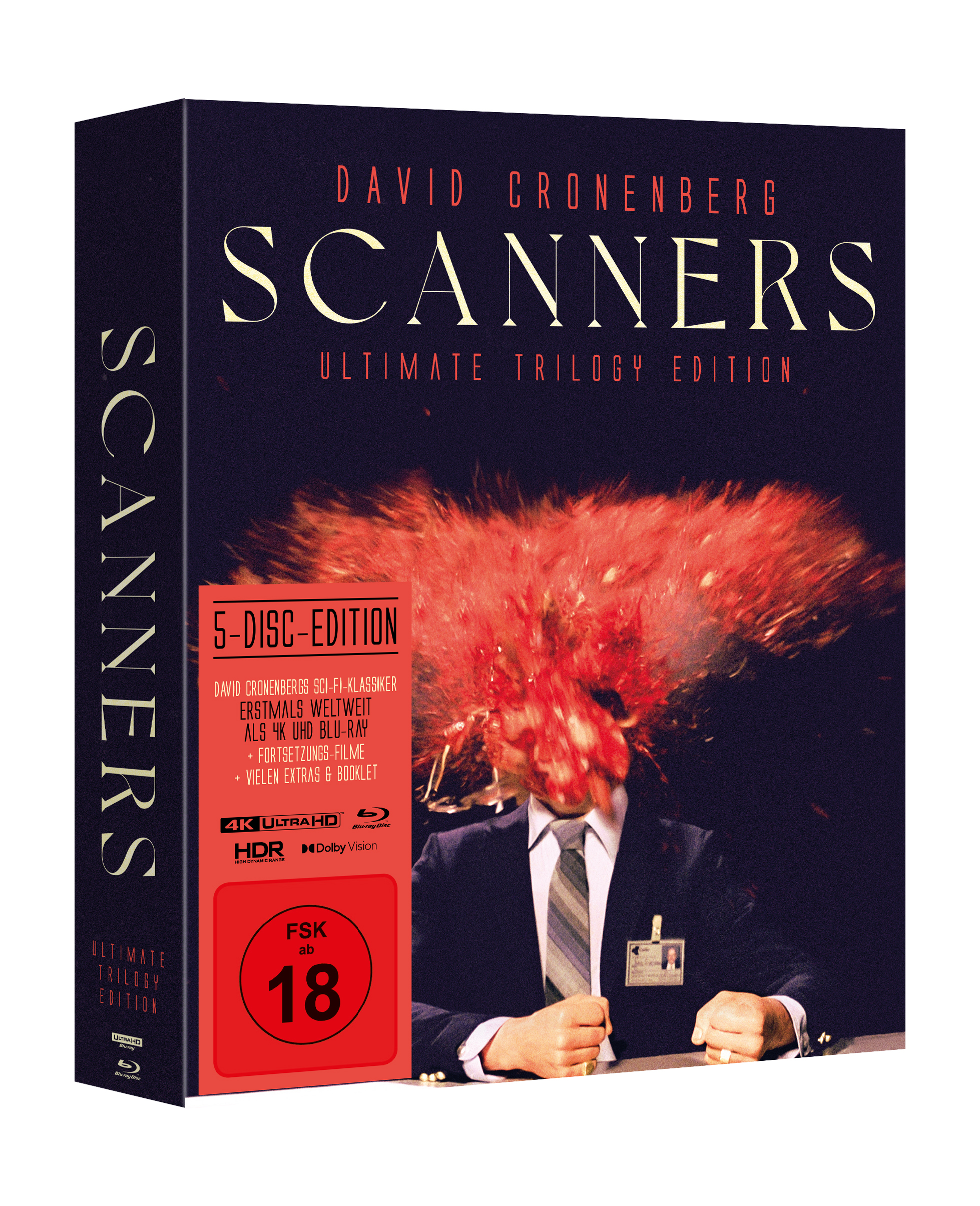 Scanners - Ultimate Edition (4K-UHD+4 Blu-rays) Scanners - Ultimate Edition (4K-UHD+4 Blu-rays)