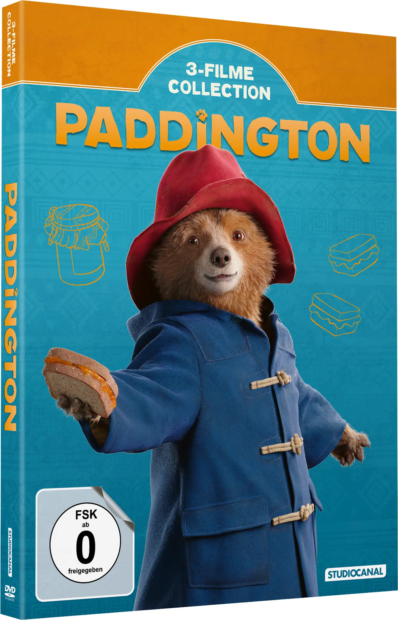 Paddington - 3 Filme Collection (3 DVDs) Paddington - 3 Filme Collection (3 DVDs)