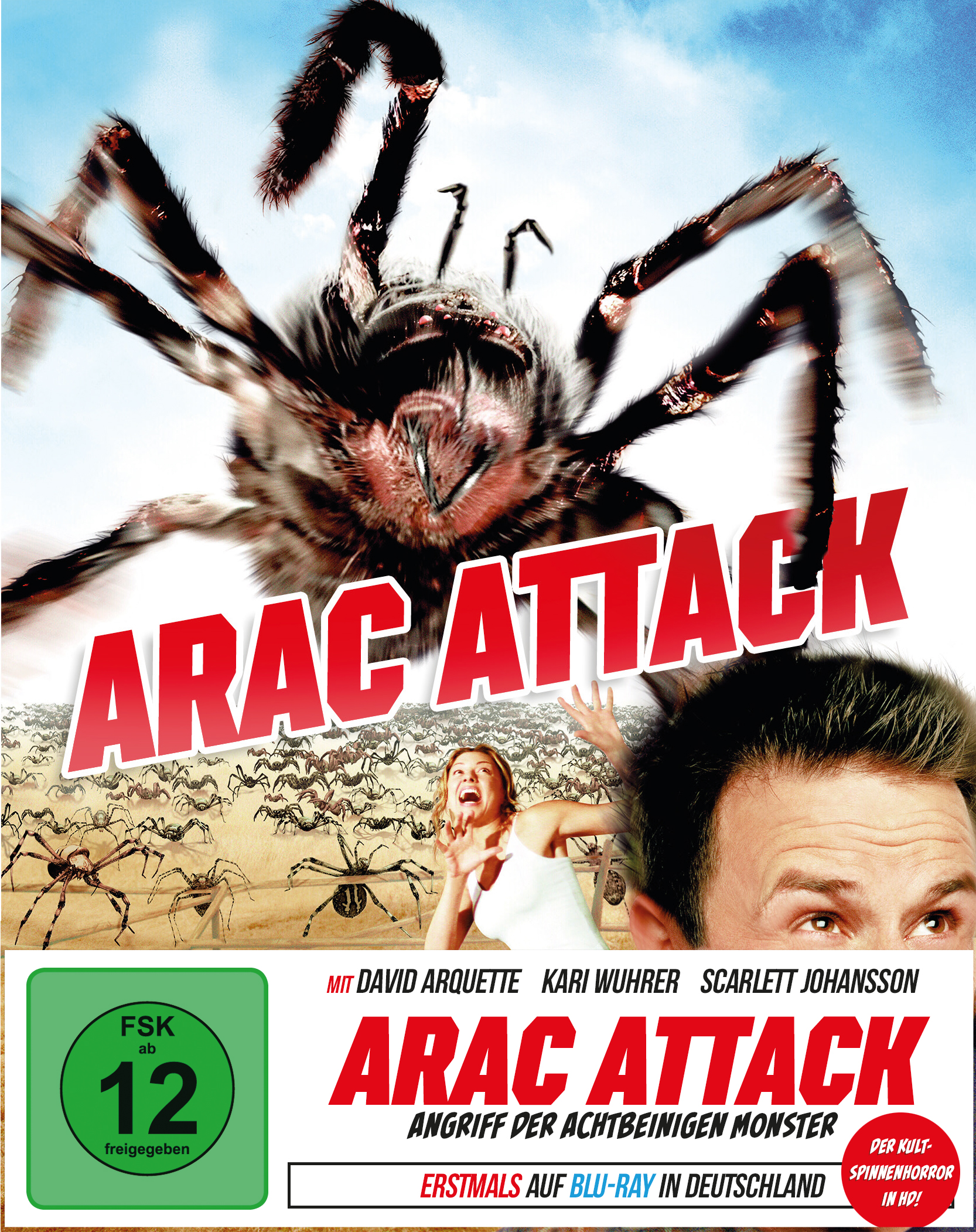 Arac Attack - Angriff der achtbeinigen Monster (Mediabook A, Blu-ray+DVD) Cover Arac Attack - Angriff der achtbeinigen Monster (Mediabook A, Blu-ray+DVD) Cover
